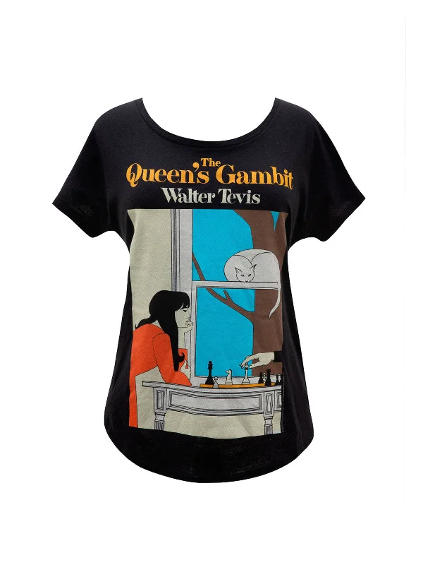 The Queen's Gambit Women’s Relaxed Fit T-Shirt Rayon Fabric Velvet Fabric Corduroy Fabric The Queen's Gambit Women’s Relaxed Fit T-Shirt Rayon Fabric Velvet Fabric Corduroy Fabric