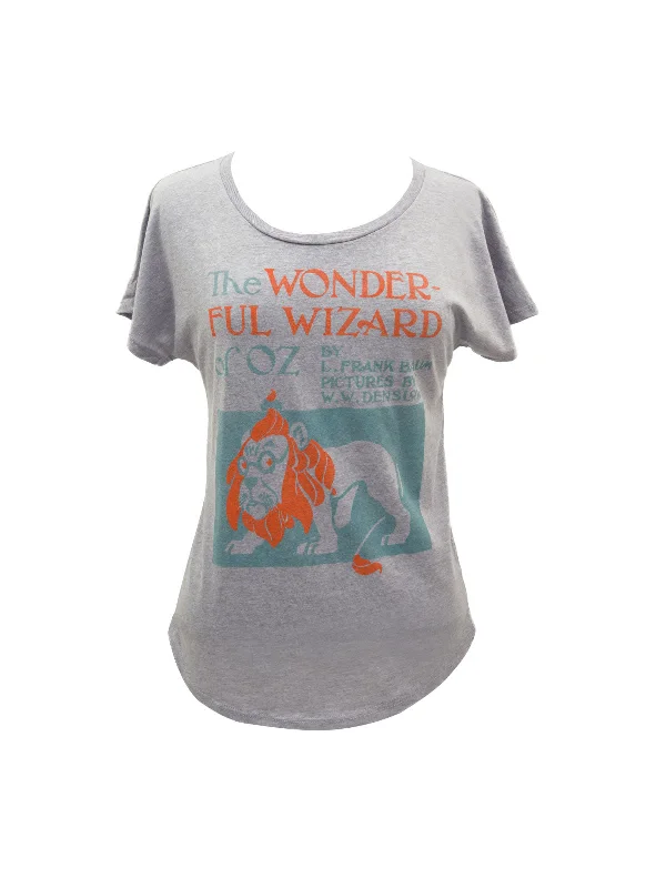 The Wonderful Wizard of Oz Women’s Relaxed Fit T-Shirt Mesh Canvas Denim