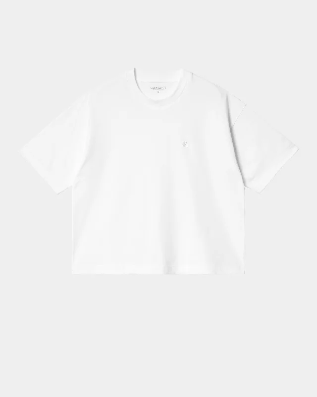 Chester T-Shirt | White Lace Blend Ribbed Blend Corduroy Blend