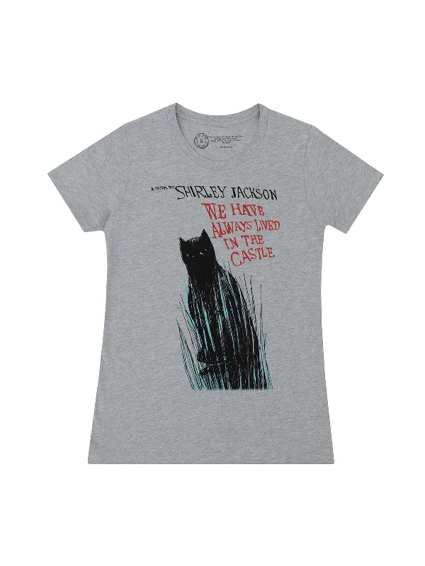 We Have Always Lived in the Castle Women's Crew T-Shirt Cashmere Blend Cotton Blend Poly Blend