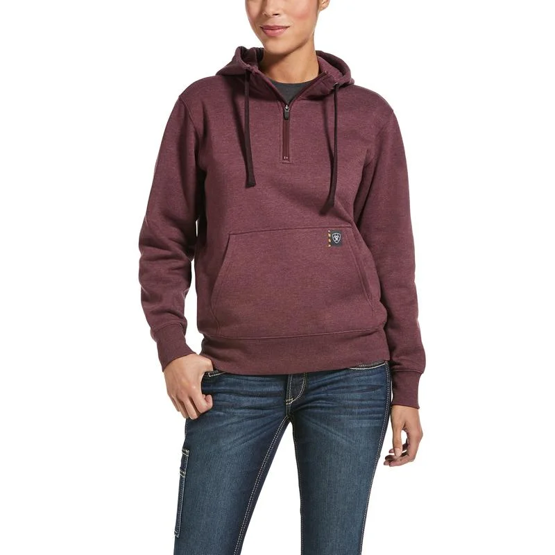Ariat Women's - Malbec 1/4 Zip Hoodie Hoodie Crop Top Short Trendy