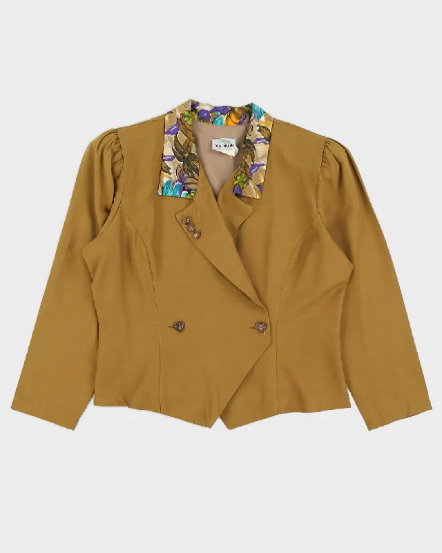 1990s Green Blazer Jacket - L Mesh Jacket Canvas Jacket Denim Jacket