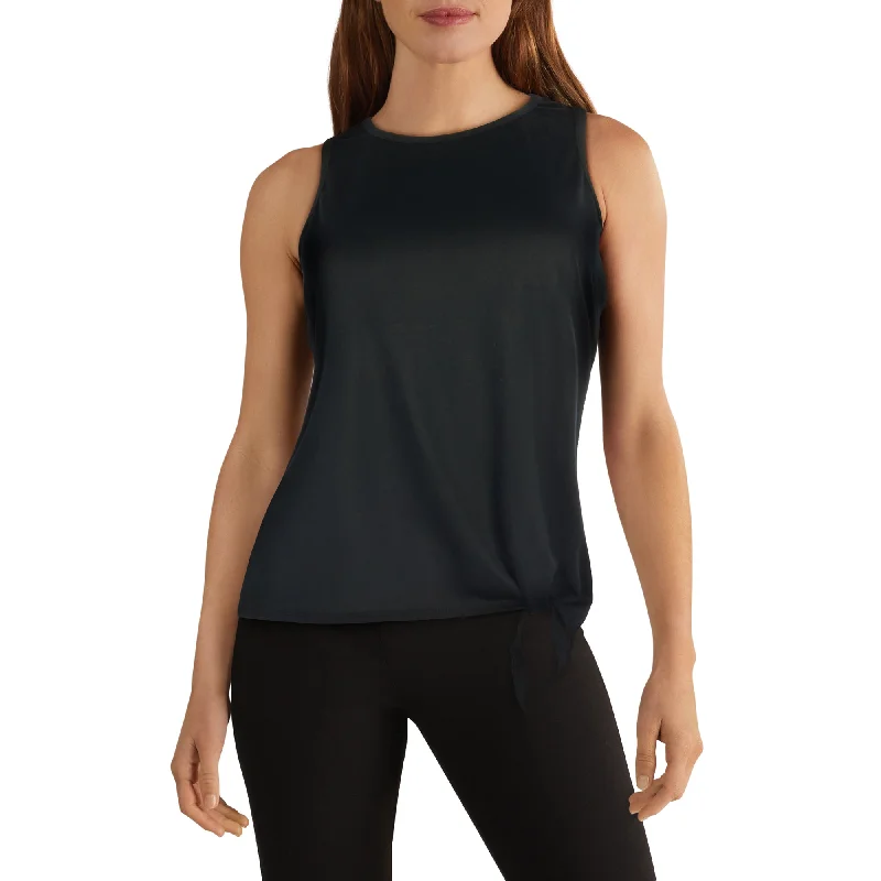 ACX Active Women's Balance Tank Top with Front Knot bronze tank top