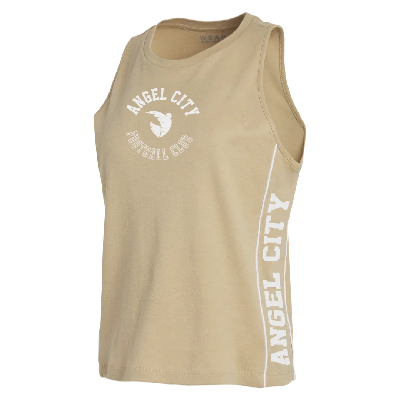 Angel City FC x Wear by Erin Andrews Women's Tonal High Neck Tank Top fitness tank top