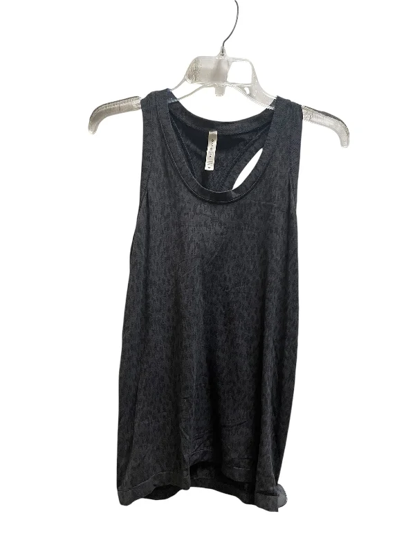 Athletic Tank Top By Athleta In Grey, Size: M gold tank top