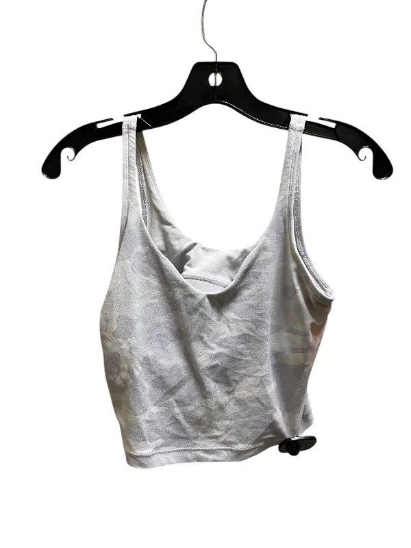 Athletic Tank Top By Lululemon In Camouflage Print, Size: 6 stretchy tank top