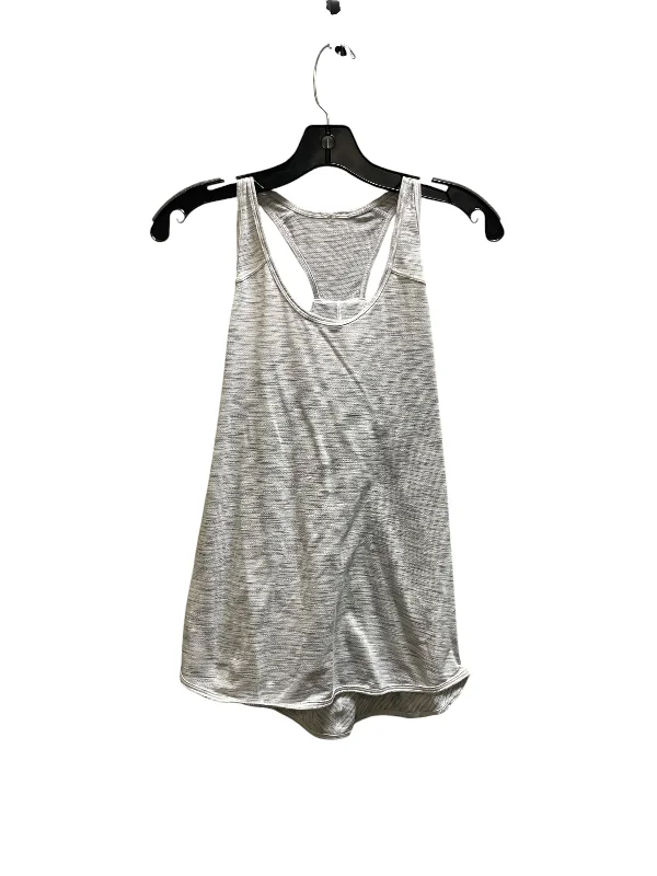 Athletic Tank Top By Lululemon In Grey, Size: 6 coral tank top