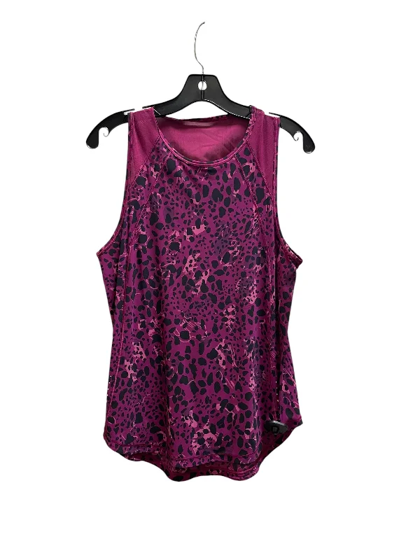 Athletic Tank Top By Lululemon In Pink, Size: 10 peach tank top