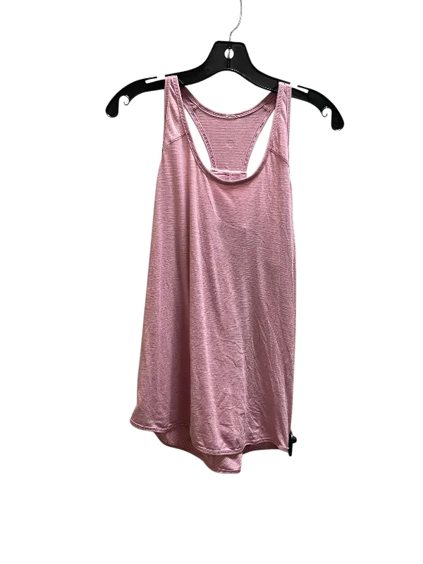 Athletic Tank Top By Lululemon In Pink, Size: 6 fashionable tank top