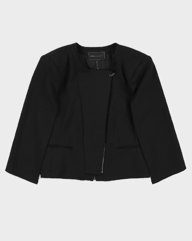 BCBG MaxAzria Black Jacket - S Rayon Jacket Velvet Jacket Corduroy Jacket