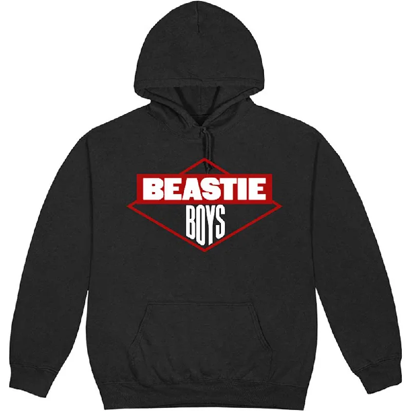 The Beastie Boys Unisex Pullover Hoodie: Diamond Logo Hoodie with Hem Detail Decorative Unique