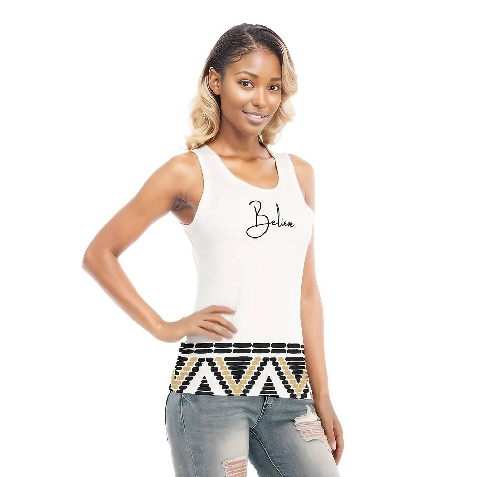 BELIEVE John 3:16 Sports Tank Top print tank top
