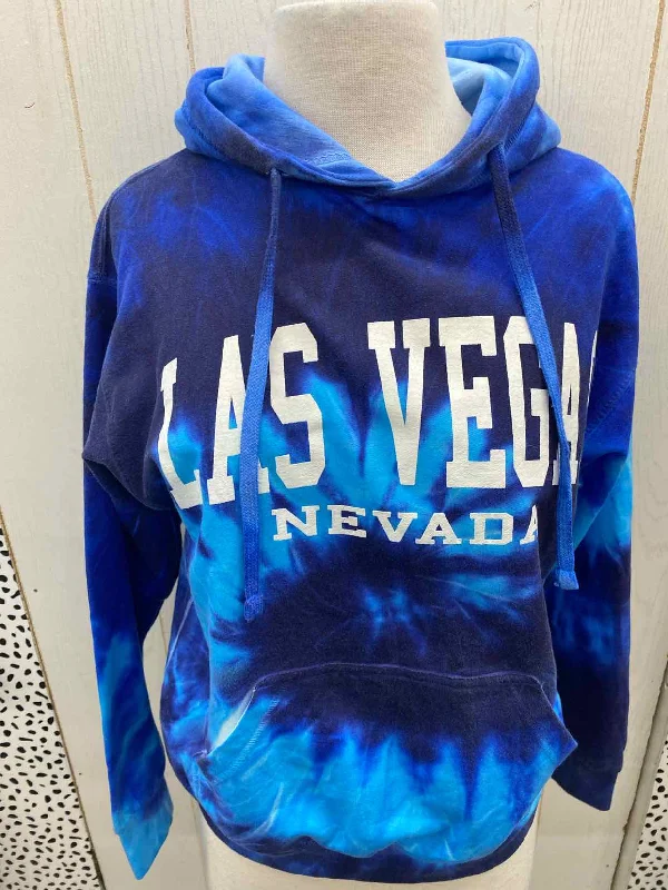 Blue Junior Size Small Sweatshirt Hoodie with Longline Fit Extended Stylish