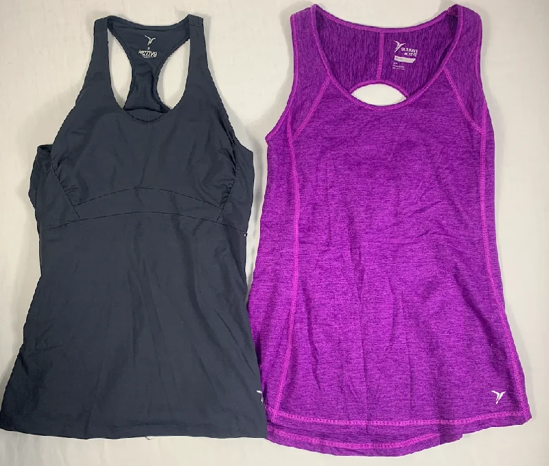 Bundle Old Navy Active Tank Tops Size Small peekaboo tank top