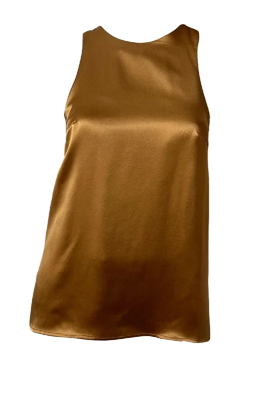 Estor Silk Tank Top mint tank top