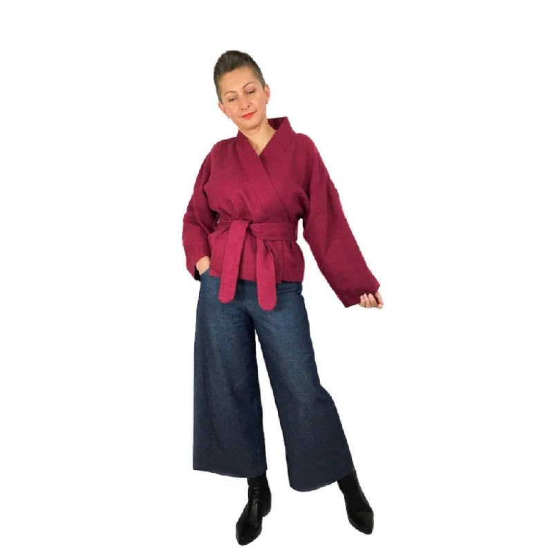 Dhurata Davies Patterns The Overlap Shirt, Dress and Jacket Snapped Jacket Toggled Jacket Drawstring Jacket