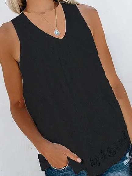 Easy to Wear Tank Top solid color tank