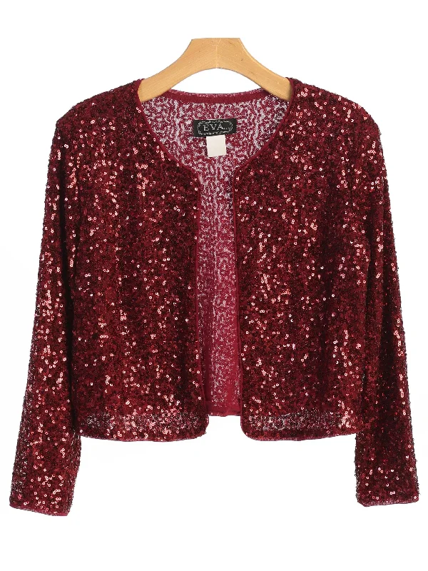 Formal Sequins Bolero Evening Jacket Striped Jacket Polka Dot Jacket Floral Jacket