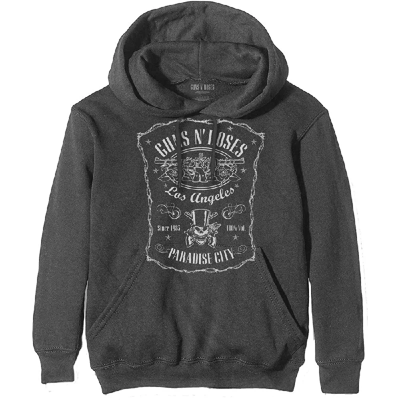 Guns N' Roses Unisex Hoodie: Paradise City Hoodie with Patch Decorative Personalized Guns N' Roses Unisex Hoodie: Paradise City Hoodie with Patch Decorative Personalized