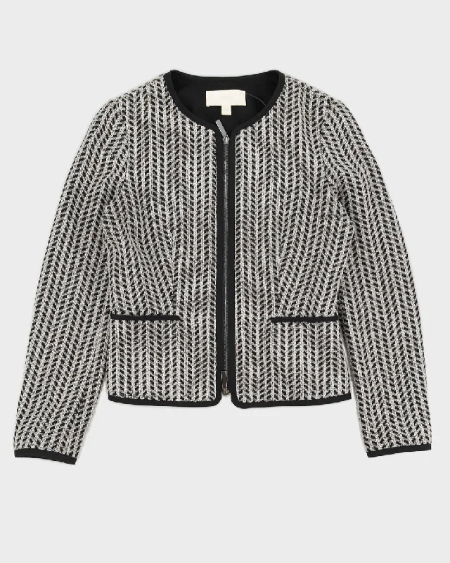 Hugo Boss Black and Cream Jacket - S Chenille Jacket Brocade Jacket Lace Jacket