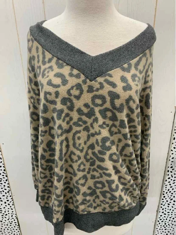 Jodifel Gray Womens Size Small Sweatshirt Hoodie with Velcro Closure Adjustable Secure