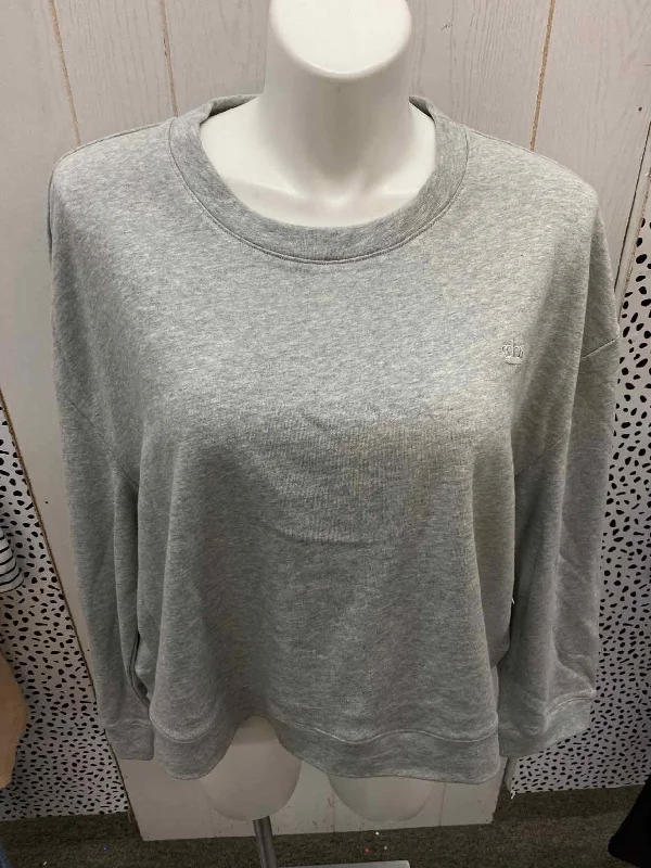 JUICY Gray Womens Size 3X Sweatshirt Hoodie with Oversized Fit Loose Comfortable