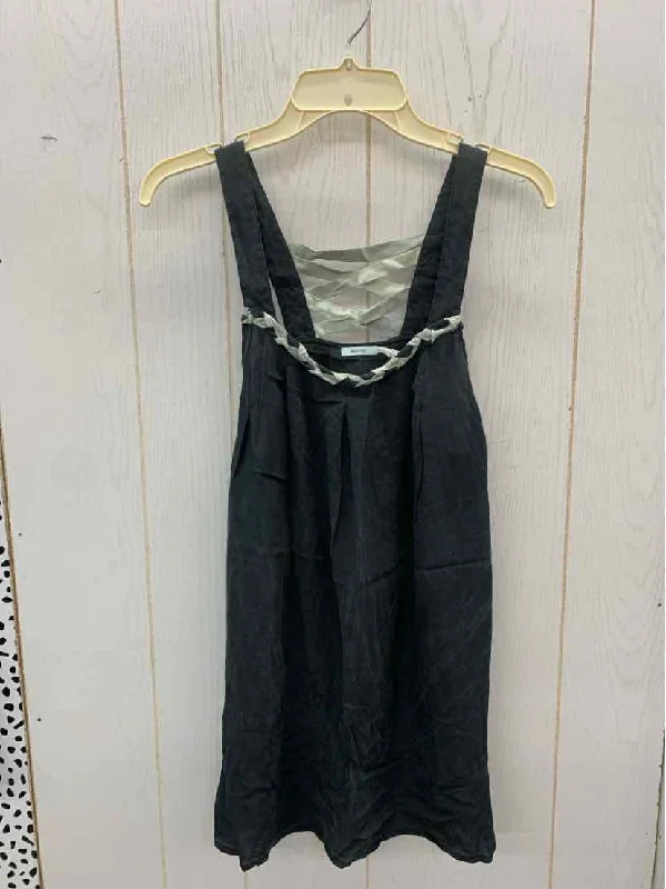 Kimchi Blue Black Womens Size L Tank Top breathable tank top
