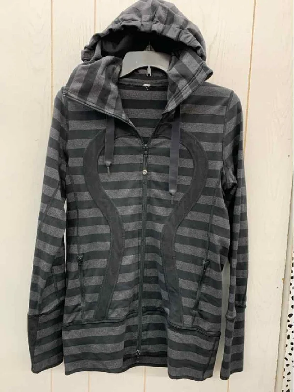 Lululemon Black Womens Size 8 Sweatshirt Hoodie with Pastel Soft Subtle