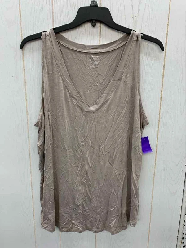Maurices Tan Womens Size 18 Tank Top coral tank top