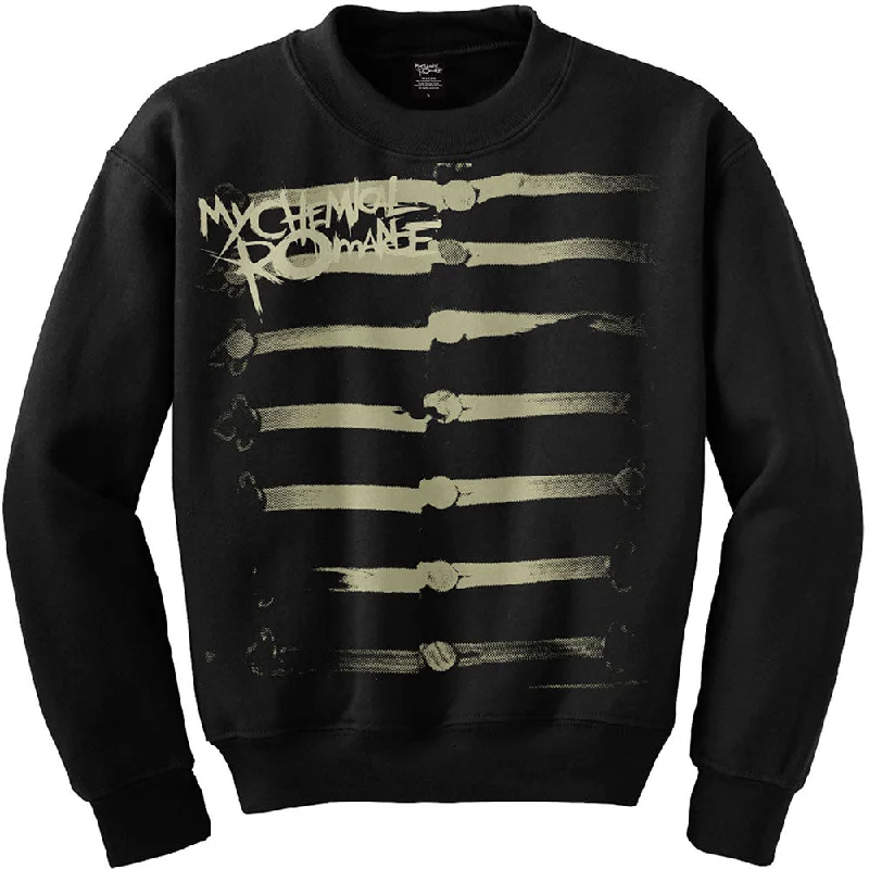 My Chemical Romance | Official Band Sweatshirt | Together We March Hoodie with Strings Custom Fit Adjustable