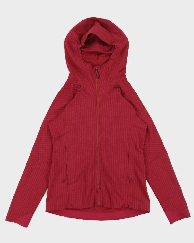Patagonia Maroon Fitted Zip Up Hooded Jacket - S Satin Fabric Silk Fabric Chiffon Fabric Patagonia Maroon Fitted Zip Up Hooded Jacket - S Satin Fabric Silk Fabric Chiffon Fabric