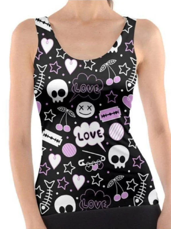 PUNK! Tank Top white tank top