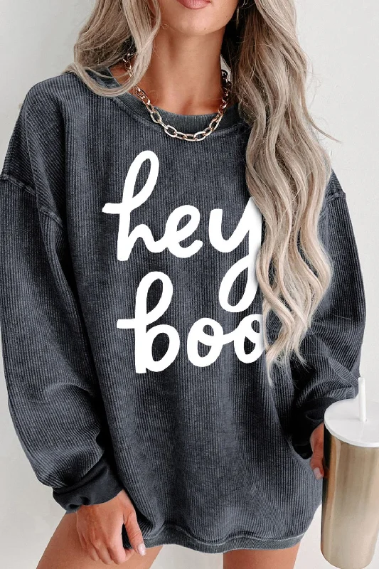 Round Neck Dropped Shoulder Graphic Sweatshirt Hoodie with Hidden Zipper Minimalist Clean Round Neck Dropped Shoulder Graphic Sweatshirt Hoodie with Hidden Zipper Minimalist Clean