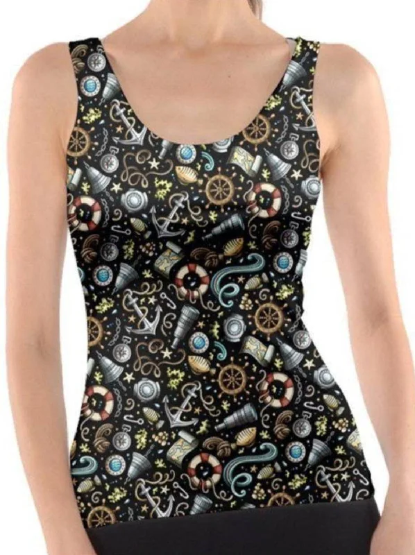 SAILORS DREAM Tank Top cherry red tank