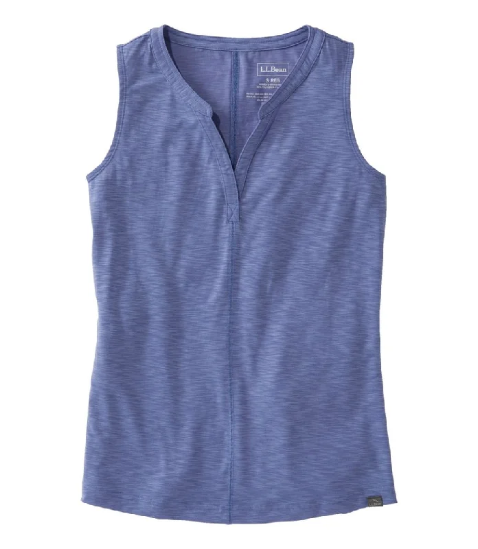Streamside Tank Top Splitneck Women's Regular flowy tank top