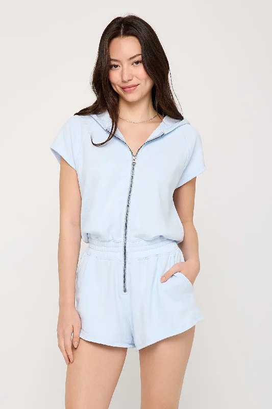 Peyton Hoodie Romper Hoodie with Turtle Neck Cozy Winter