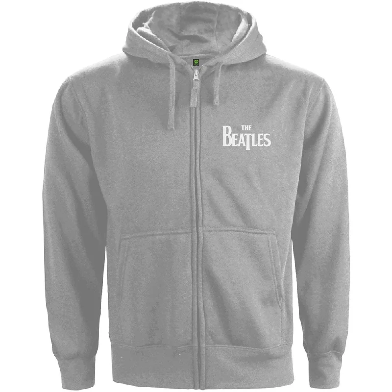 The Beatles Unisex Zipped Hoodie: White Album (Back Print) Hoodie with Embroidery Detailed Premium The Beatles Unisex Zipped Hoodie: White Album (Back Print) Hoodie with Embroidery Detailed Premium