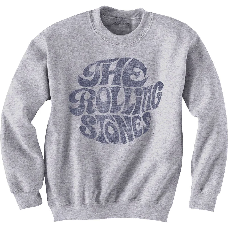 The Rolling Stones Unisex Sweatshirt: Vintage 70s Logo Hoodie with Hidden Zipper Minimalist Clean