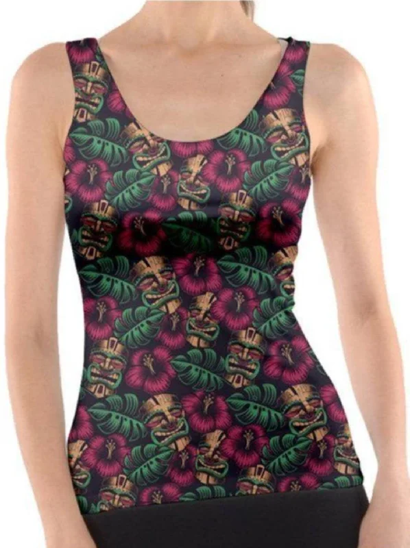 TIKI Tank Top beige tank top