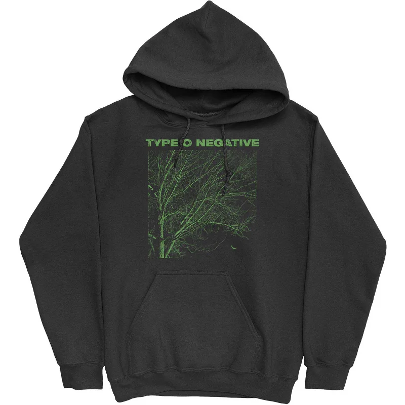 Type O Negative | Official Band Hoodie | Tree Hoodie with Half-Zip Sporty Casual