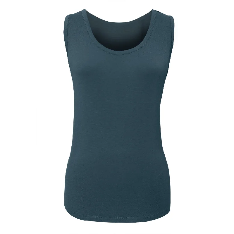 VB032/VB132 - Ladies Shredded Back Tank top with Laces slim fit tank
