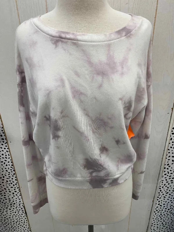 VSX Lavender Womens Size Small Sweatshirt Hoodie with Relaxed Fit Easy Casual