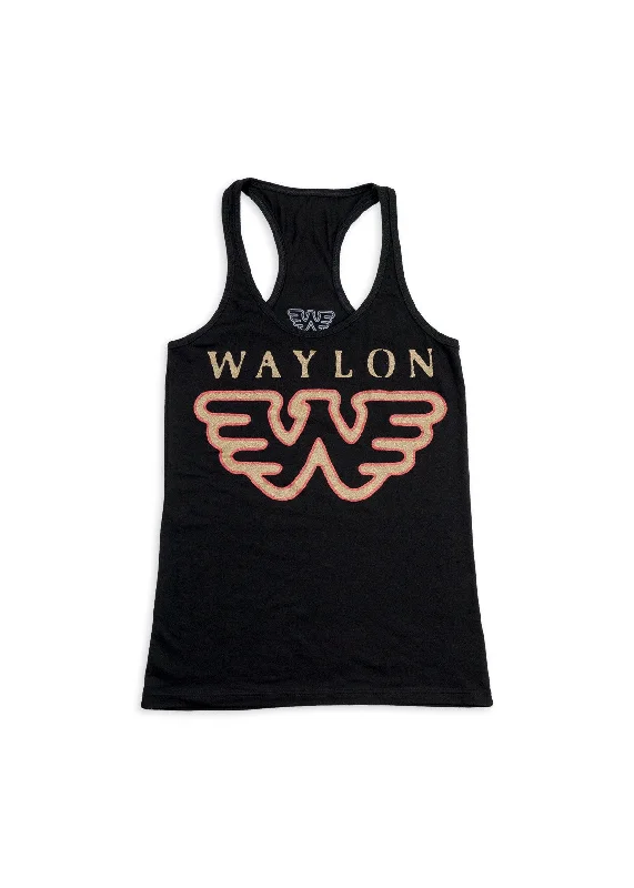 Waylon Jennings Flying W Women's Tank Top gym tank top