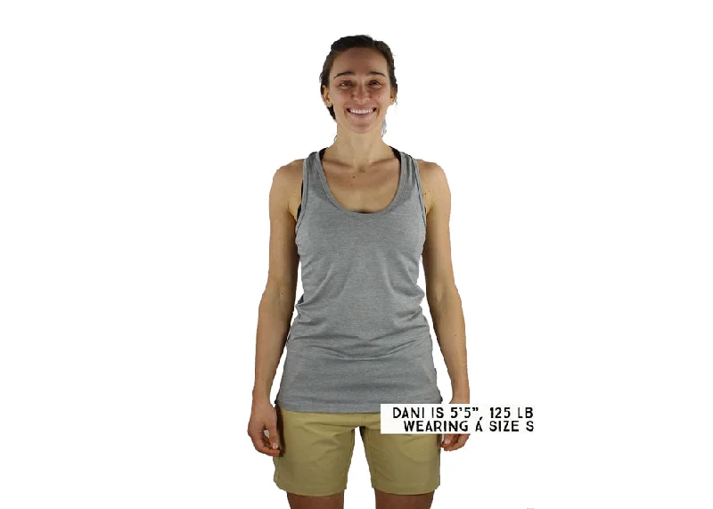 Women's Trixie In-Motion Pocketed Tank Top off shoulder tank