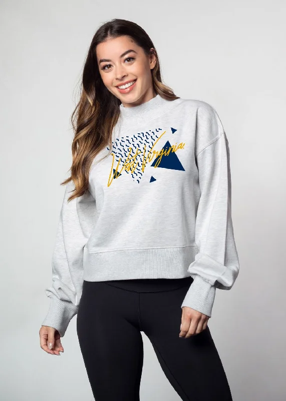WVU Hailey Sweatshirt Hoodie with Logo Branding Identity