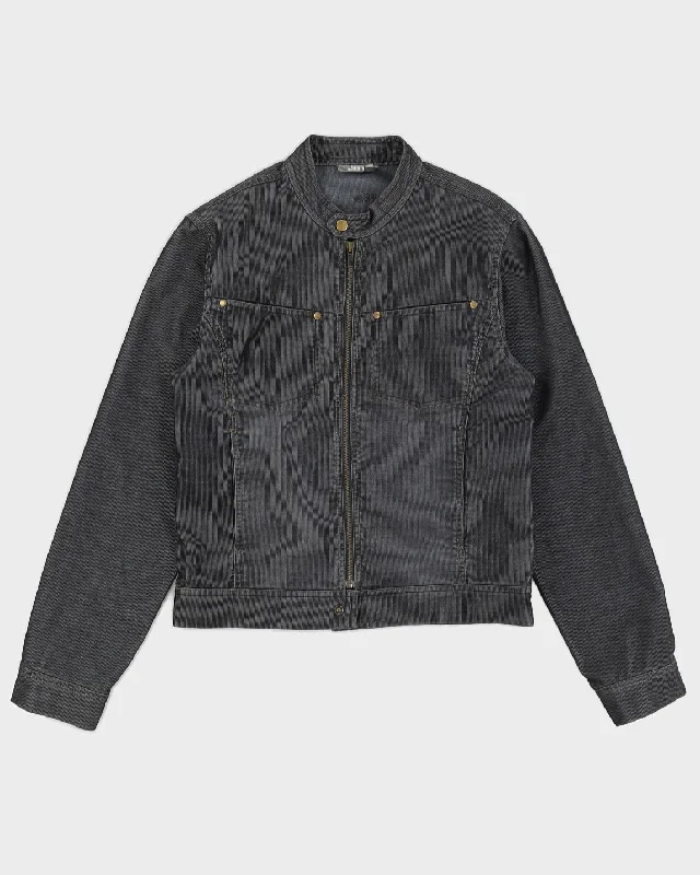 Y2K 00s America Zip Up Jacket - M Striped Jacket Polka Dot Jacket Floral Jacket