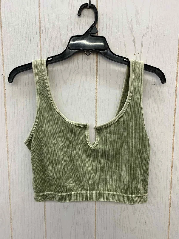 Zenana Olive Womens Size L Tank Top baby blue tank