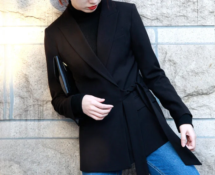 High Quality Women Long Suits Blazers Autumn Fashion Casual Bind Shows a Thin Waist Ladies Blazer Female Brand Suit Jacket Quilted Jacket Puffer Jacket Insulated Jacket