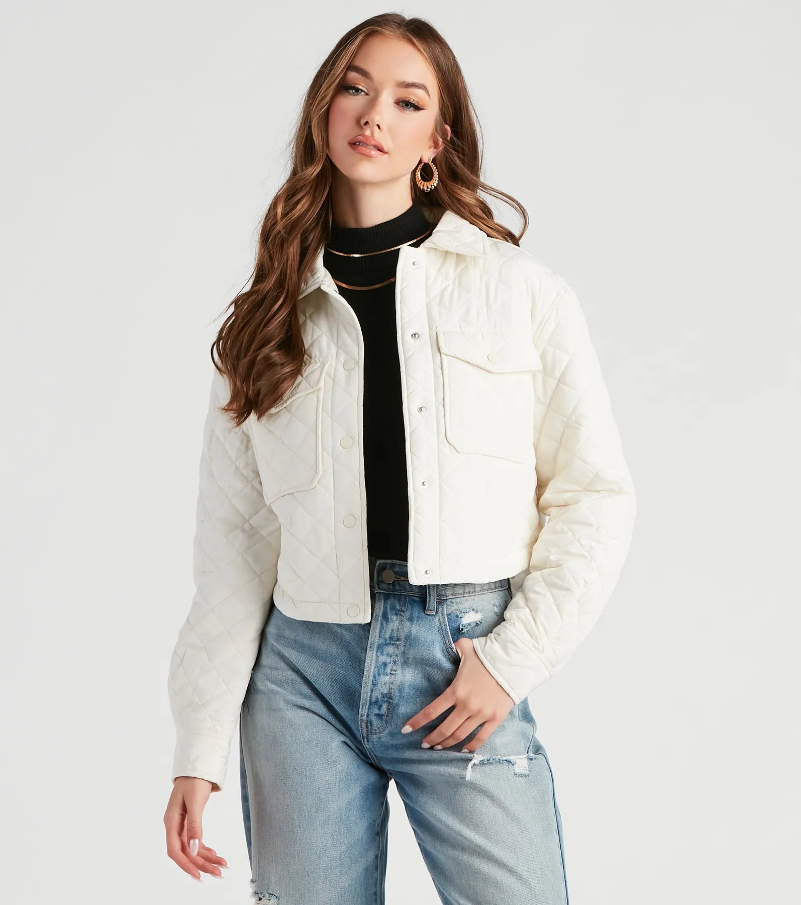 Stylish In The Chill Puffer Jacket Insulated Jacket Fitted Jacket Loose Jacket