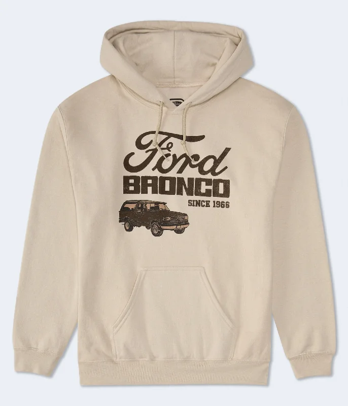 Aeropostale Ford Bronco Pullover Hoodie Bardot Neck Top